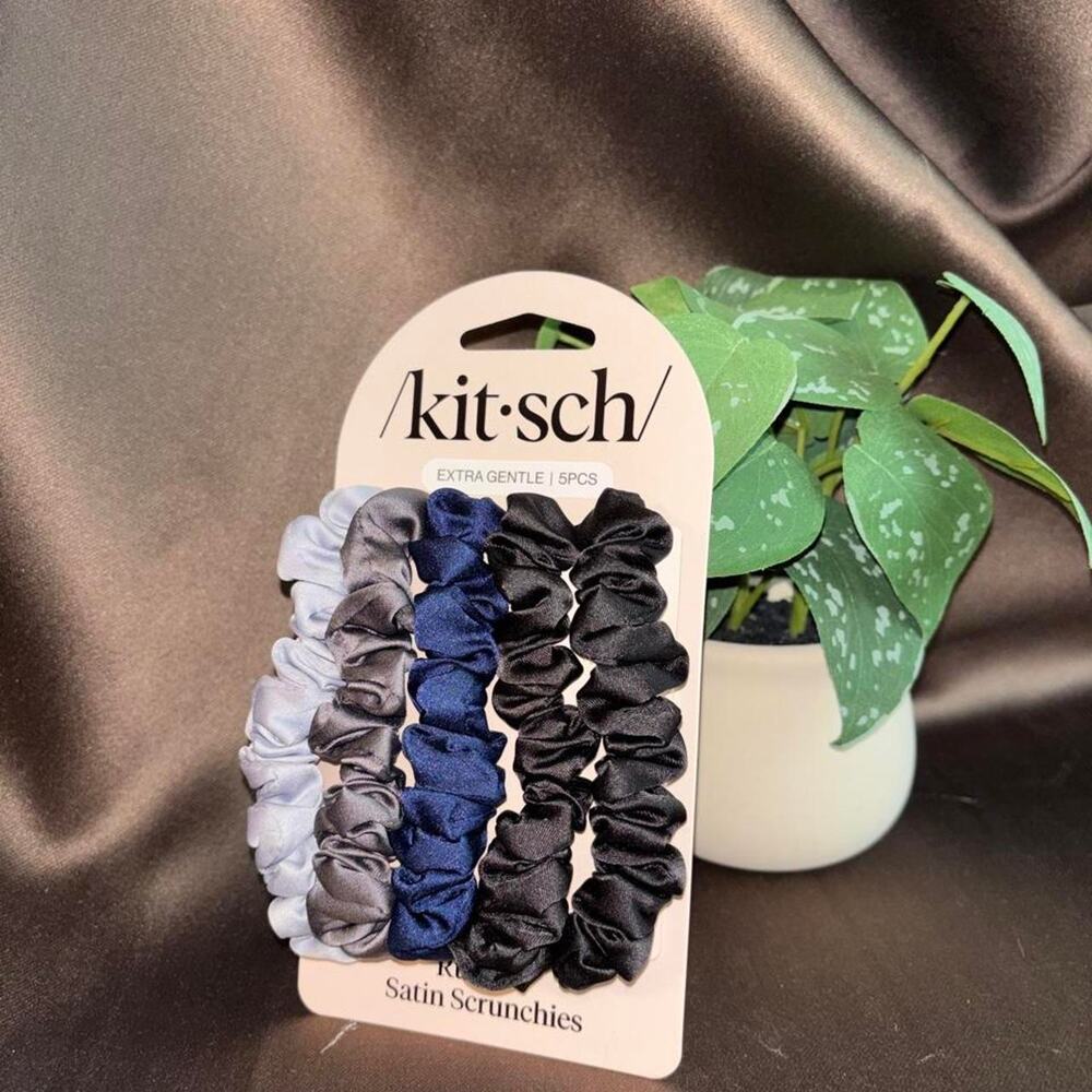 Kitsch satin scrunchies 5 pack